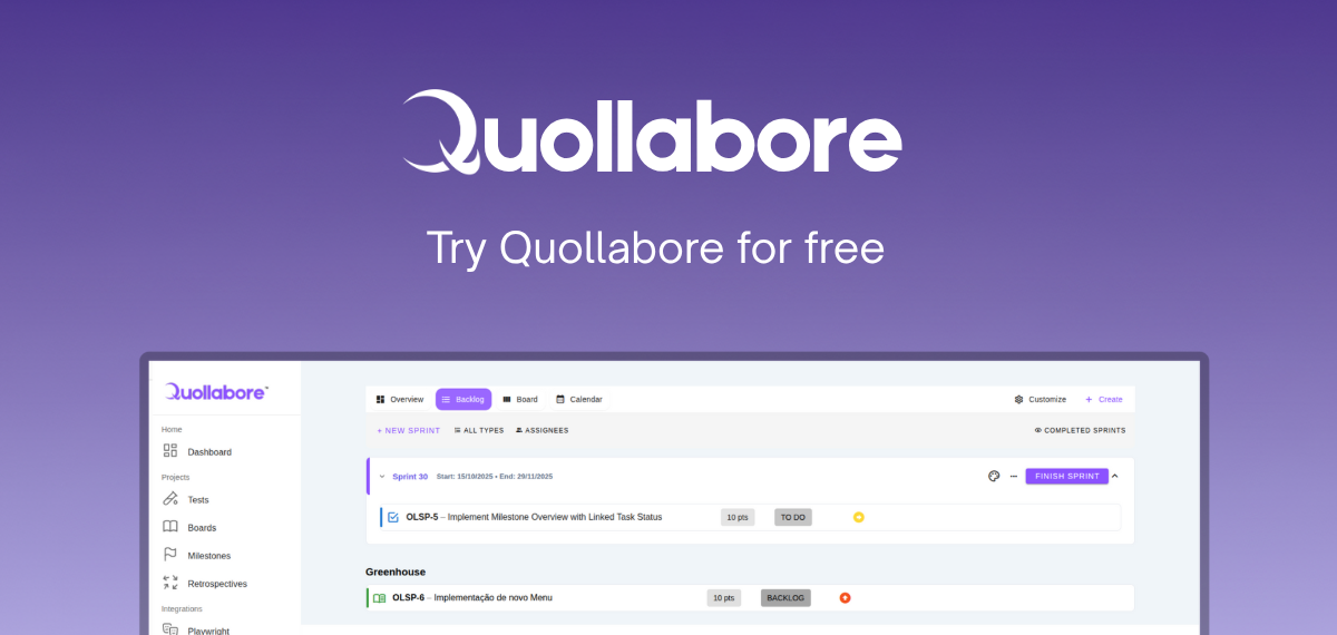 Quollabore — unified platform for product management and QA